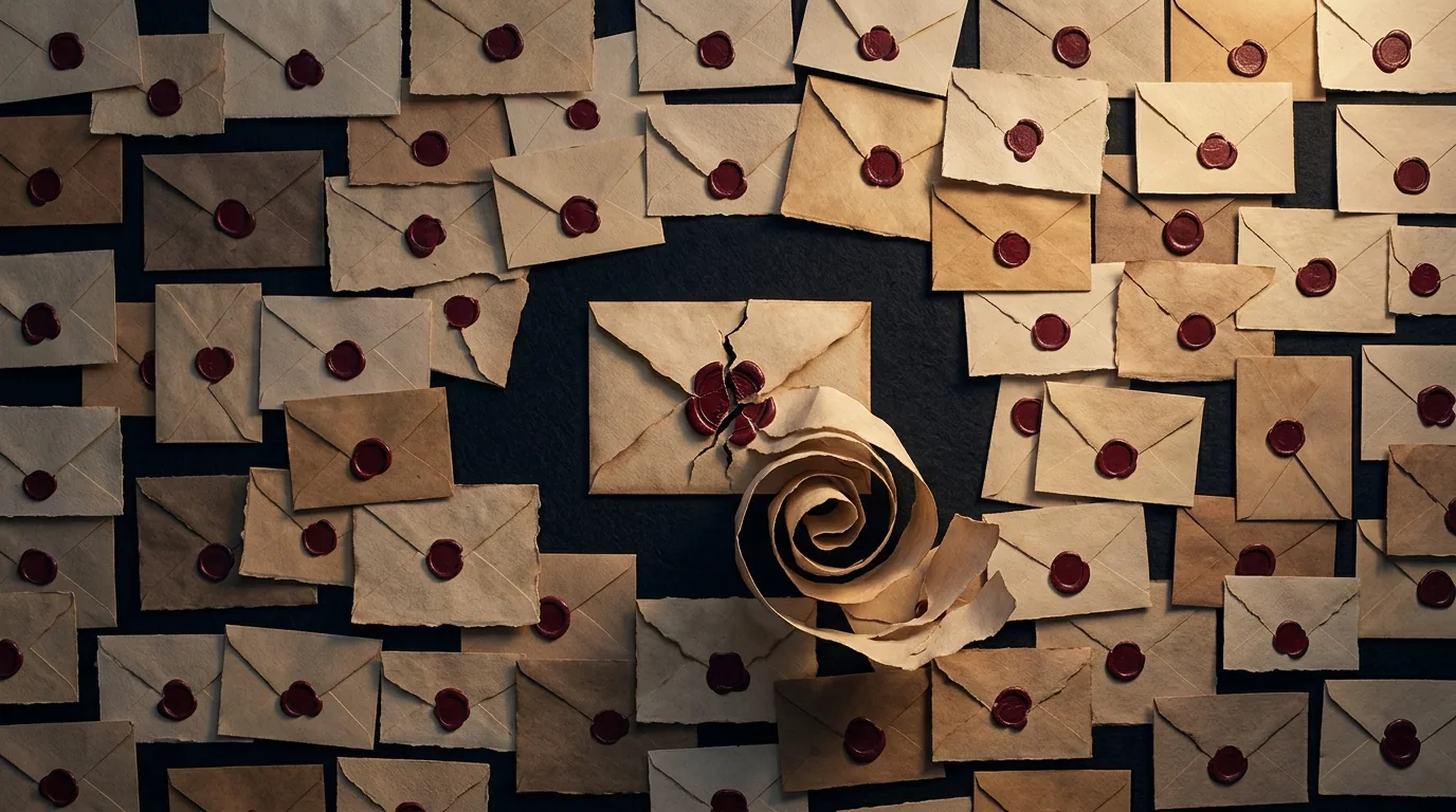 The Wall of sealed envelopes